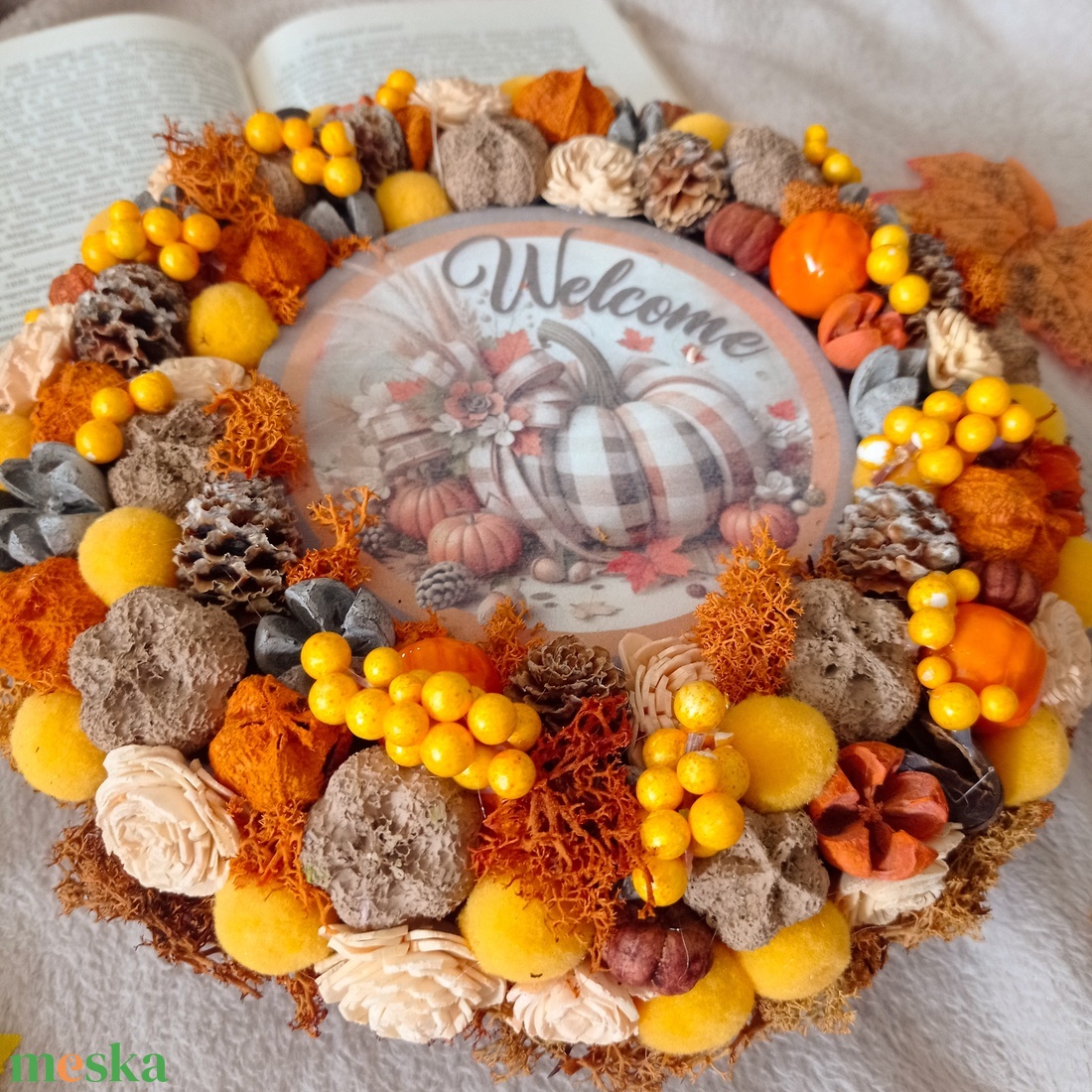 Őszi kopogtató, őszi ajtódísz, őszi dekoráció, őszi színek - otthon & életmód - dekoráció - halloween - halloweeni ajtódíszek és ablakdíszek - Meska.hu Őszi kopogtató, őszi ajtódísz, őszi dekoráció, őszi színek - otthon & életmód - dekoráció - halloween - halloweeni ajtódíszek és ablakdíszek - Meska.hu
