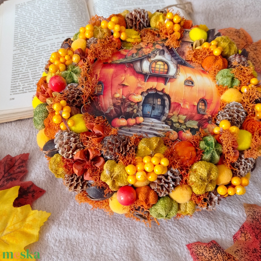 Őszi kopogtató, őszi ajtódísz, őszi dekoráció, őszi színek, tökös dekoráció, Halloween dekoráció - otthon & életmód - dekoráció - halloween - halloweeni ajtódíszek és ablakdíszek - Meska.hu Őszi kopogtató, őszi ajtódísz, őszi dekoráció, őszi színek, tökös dekoráció, Halloween dekoráció - otthon & életmód - dekoráció - halloween - halloweeni ajtódíszek és ablakdíszek - Meska.hu