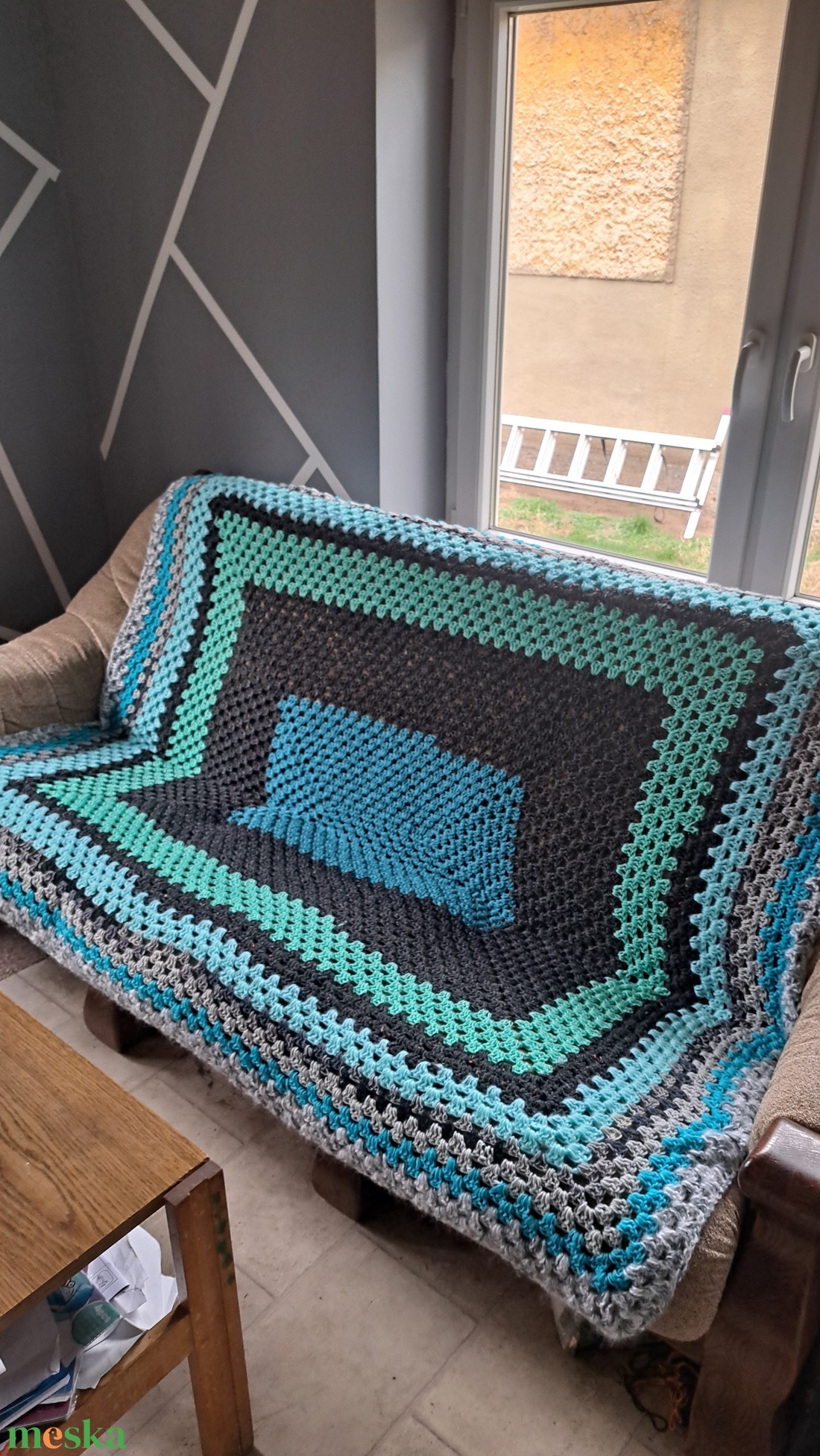 Horgolt takaró - otthon & életmód - lakástextil - ágytakaró - Meska.hu