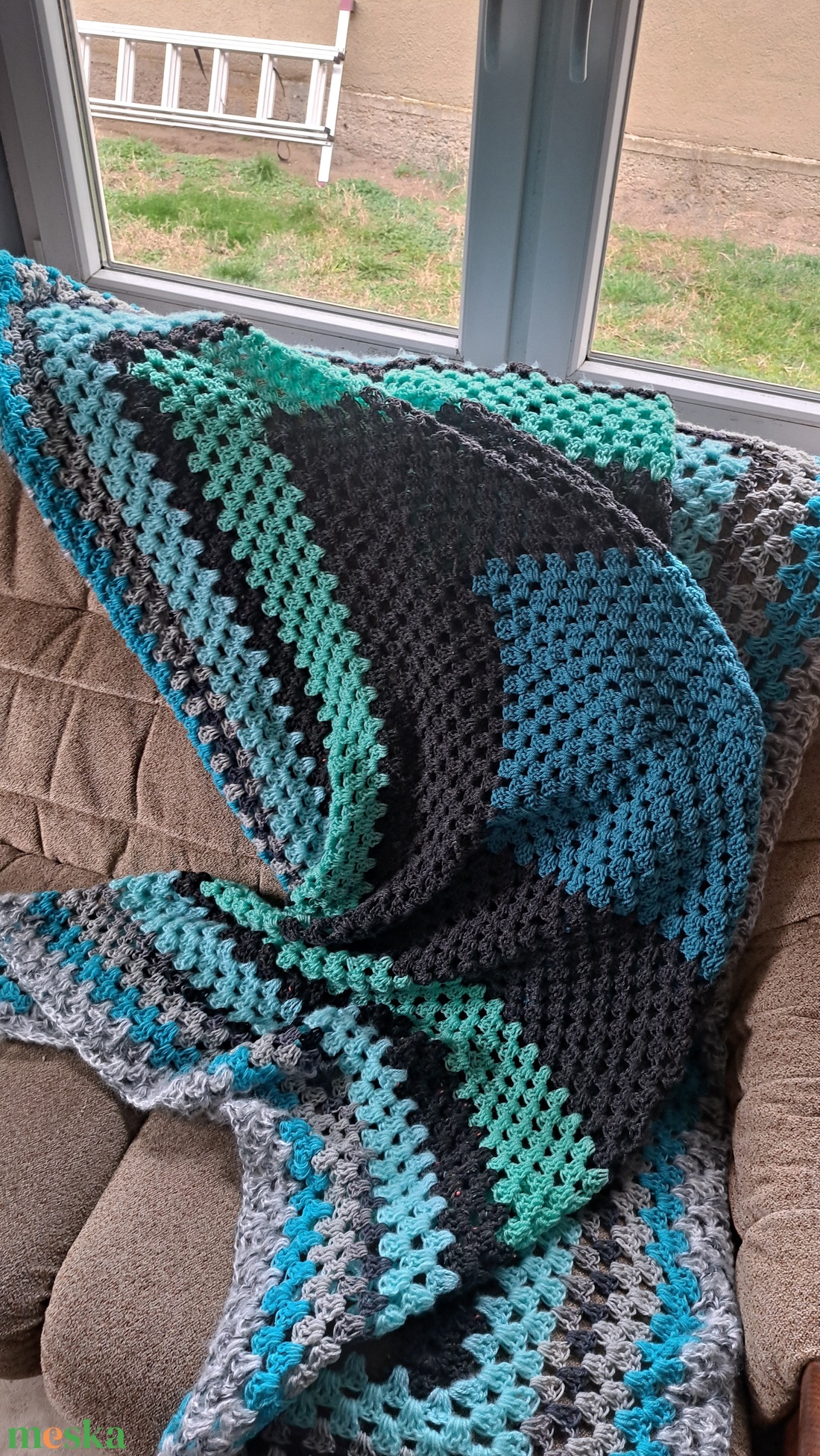 Horgolt takaró - otthon & életmód - lakástextil - ágytakaró - Meska.hu