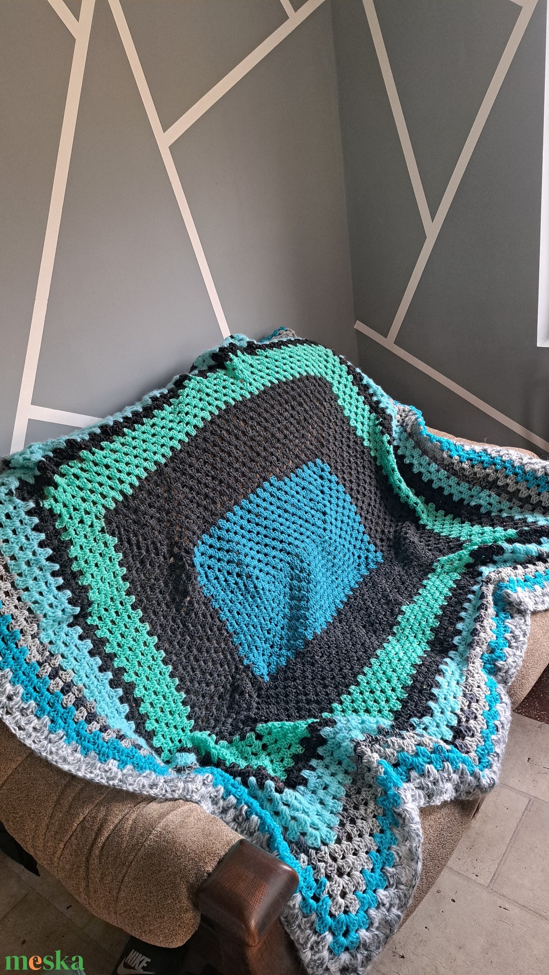 Horgolt takaró - otthon & életmód - lakástextil - ágytakaró - Meska.hu