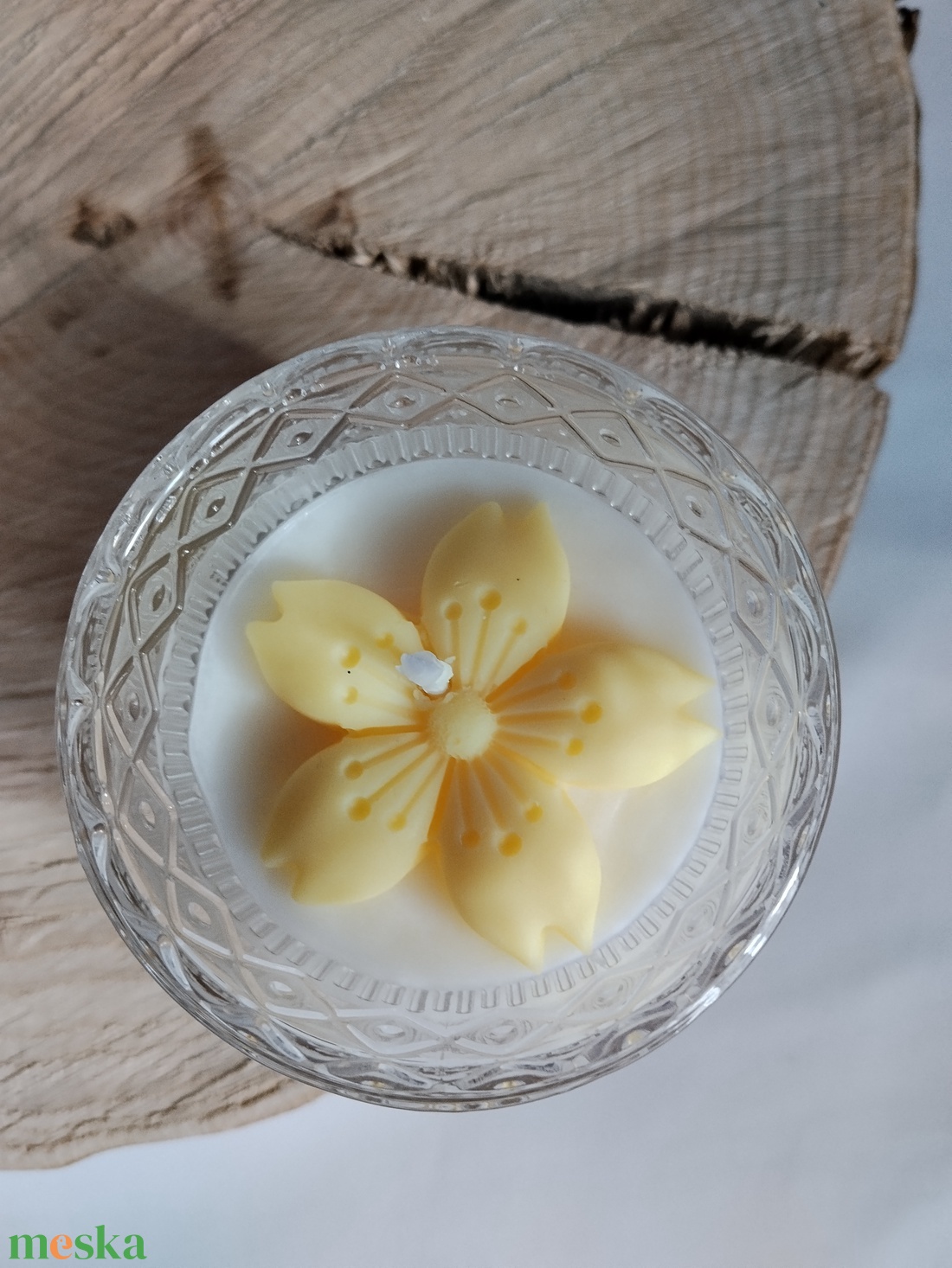 Szójaviasz gyertya - otthon & életmód - gyertya, illat, aroma - aromalámpa - Meska.hu