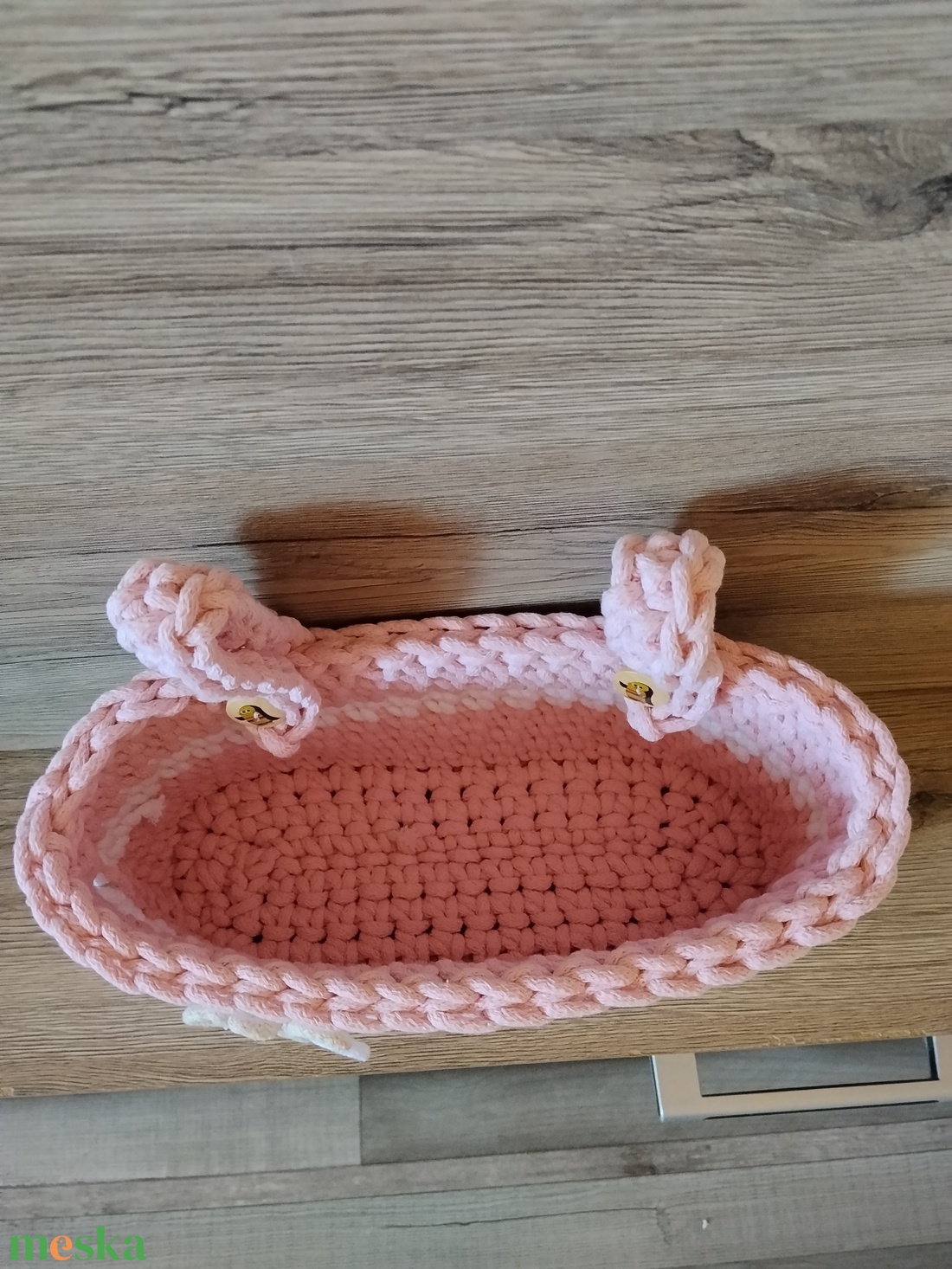 Tároló - baba - mama - pelenkázó, babafürdető kellékek - pelenkatároló (kosár, fali) - Meska.hu