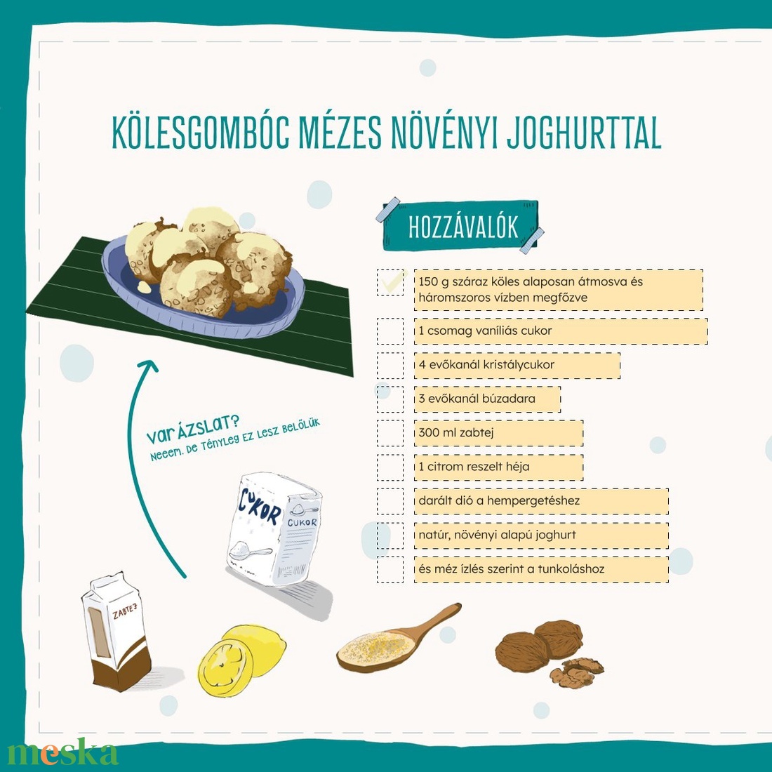 Szamóca konyhája - könyv & zene - könyv - Meska.hu