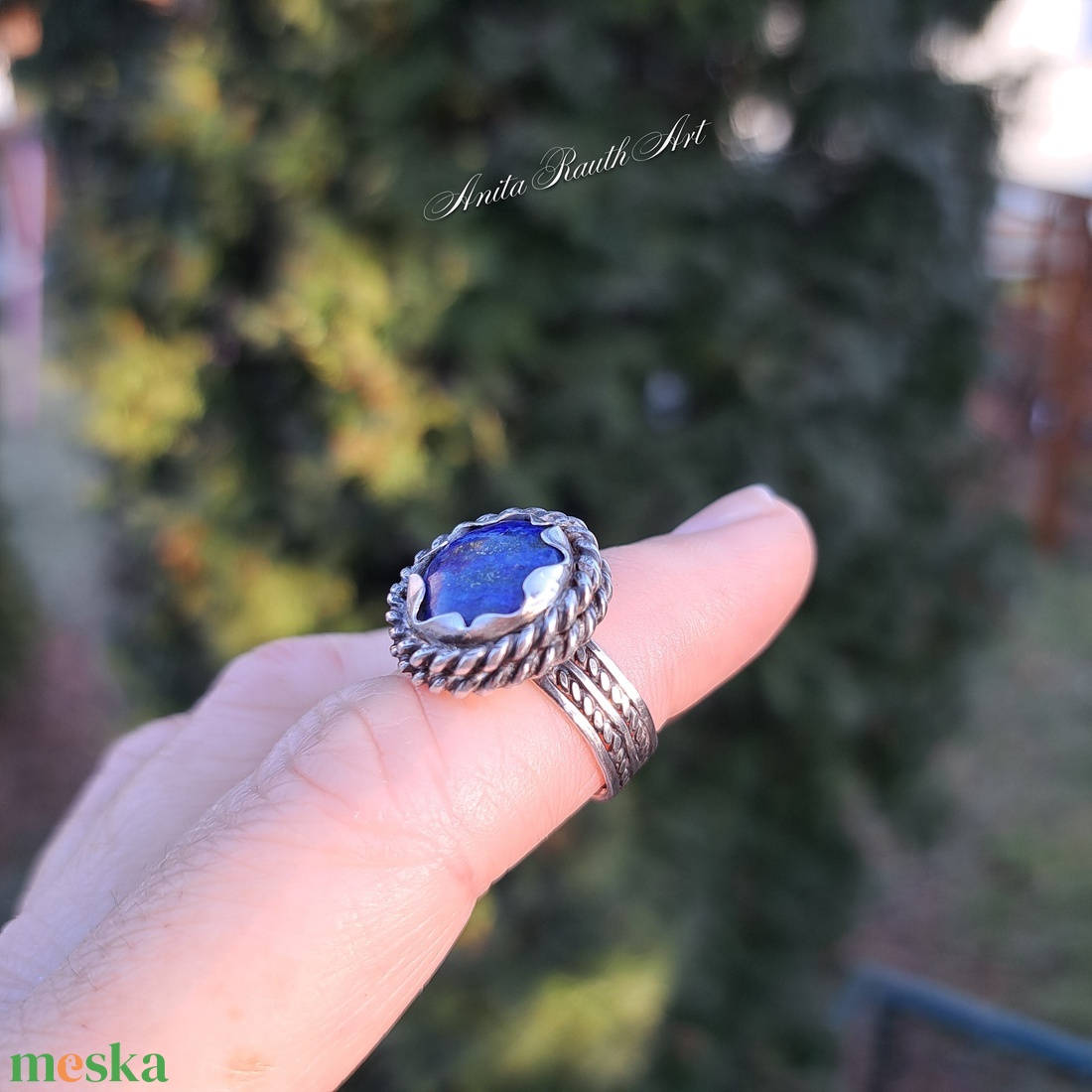 Lapis lazuli gyűrű - ékszer - gyűrű - statement gyűrű - Meska.hu Lapis lazuli gyűrű - ékszer - gyűrű - statement gyűrű - Meska.hu