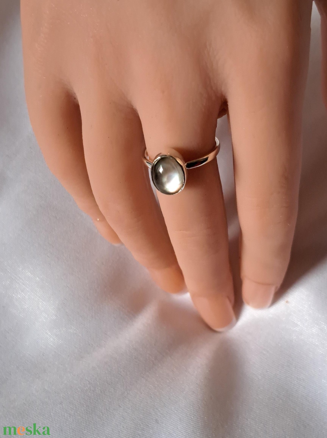 Gyöngyház gyűrű (mother of perl)  - ékszer - gyűrű - statement gyűrű - Meska.hu