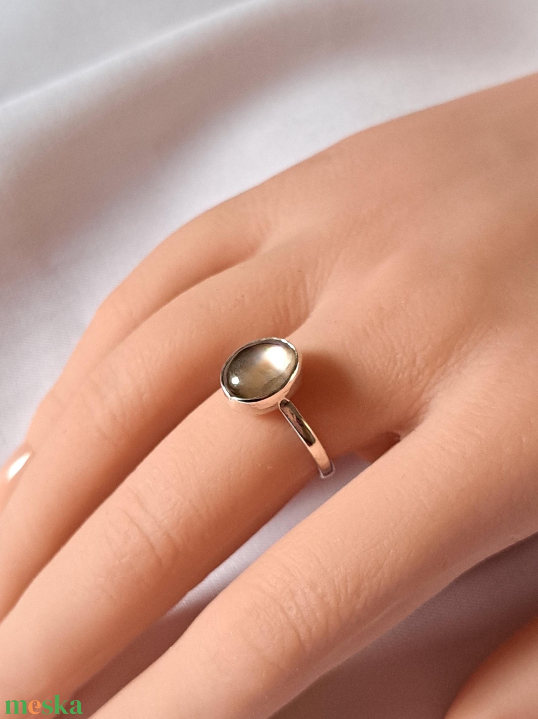 Gyöngyház gyűrű (mother of perl)  - ékszer - gyűrű - statement gyűrű - Meska.hu