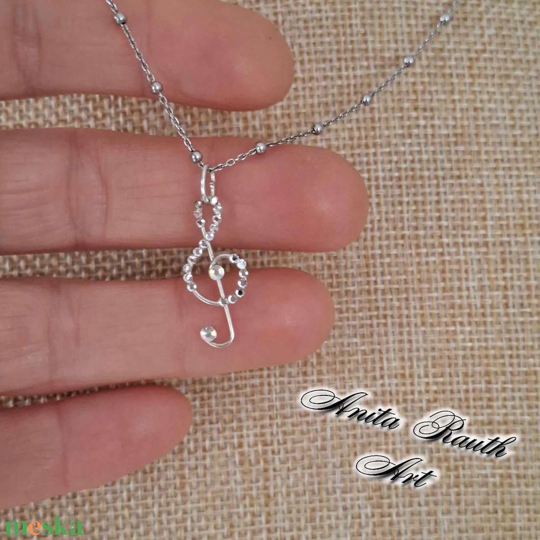 Vioninkulcs medál  - ékszer - nyaklánc - medál - Meska.hu