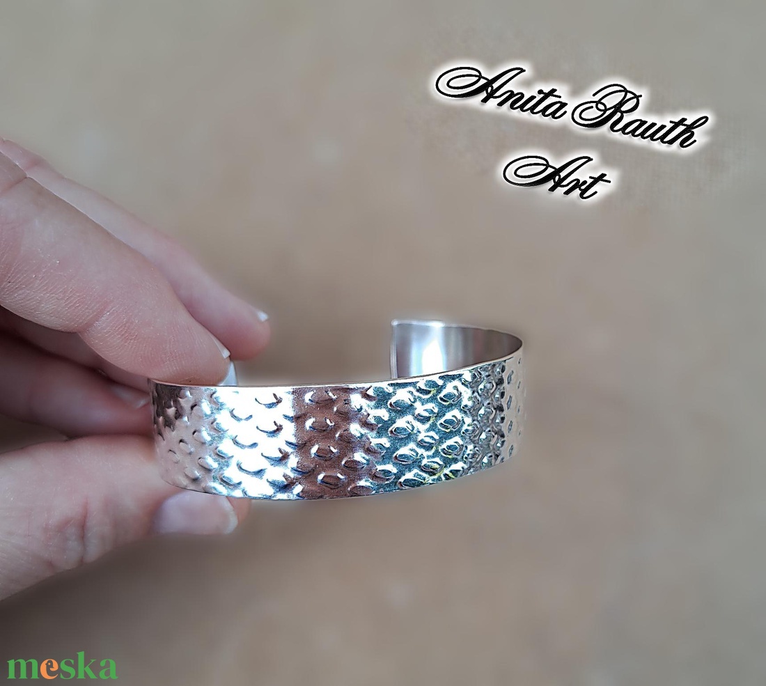 Lenyomatos karperec - ékszer - karkötő - karperec - Meska.hu