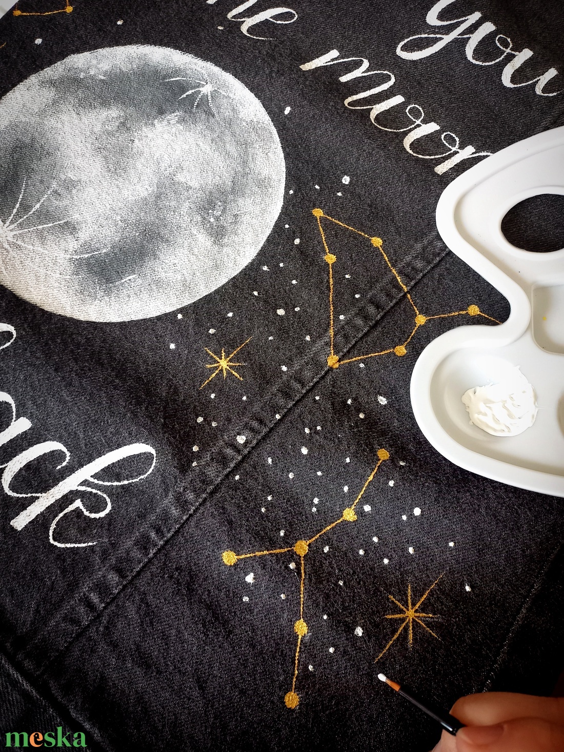 Festett farmerkabát - ruha & divat - női ruha - kabát - Meska.hu