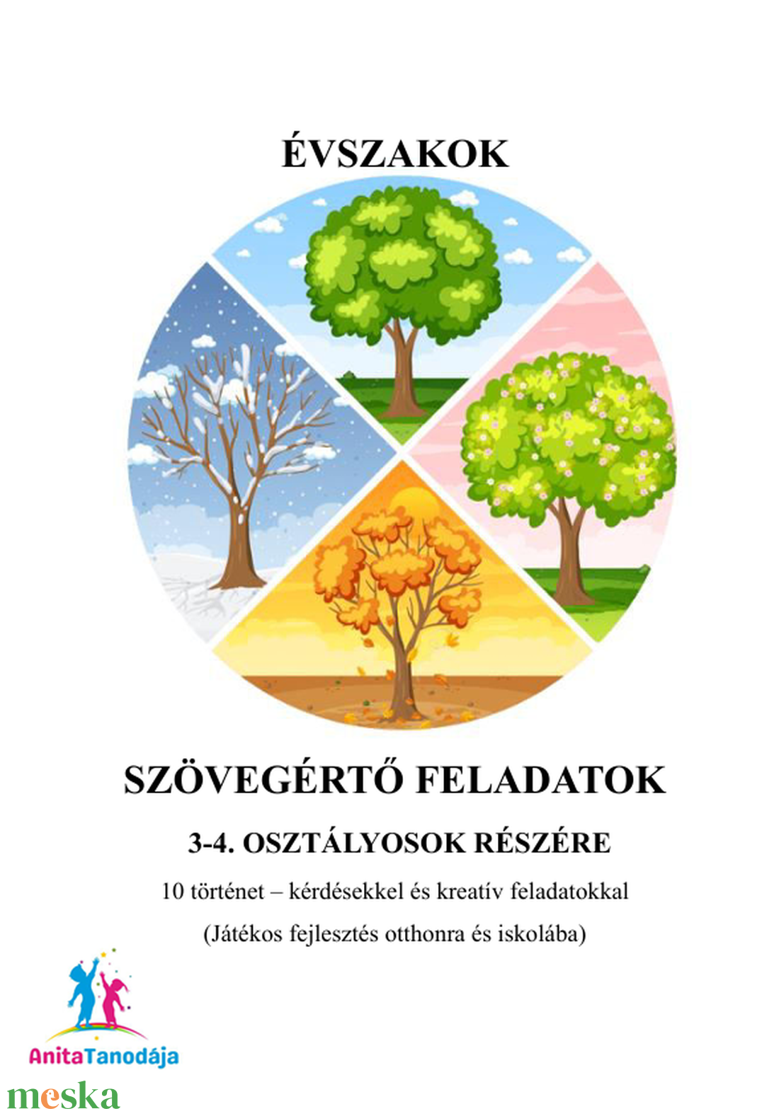 Szövegértő feladatok - Évszakok (3-4. osztály) - játék & sport - készségfejlesztő és logikai játék - oktató játékok - Meska.hu
