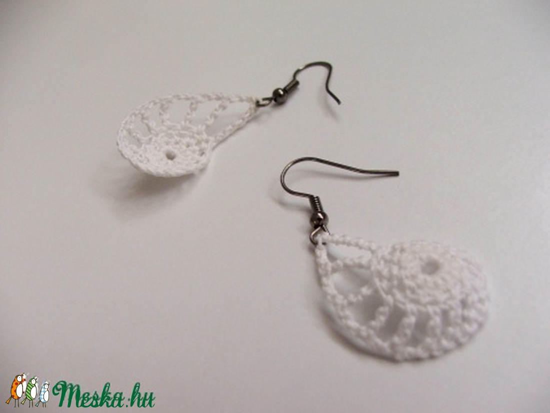 Nautilus kagyló - Horgolt fülbevaló -  - Meska.hu