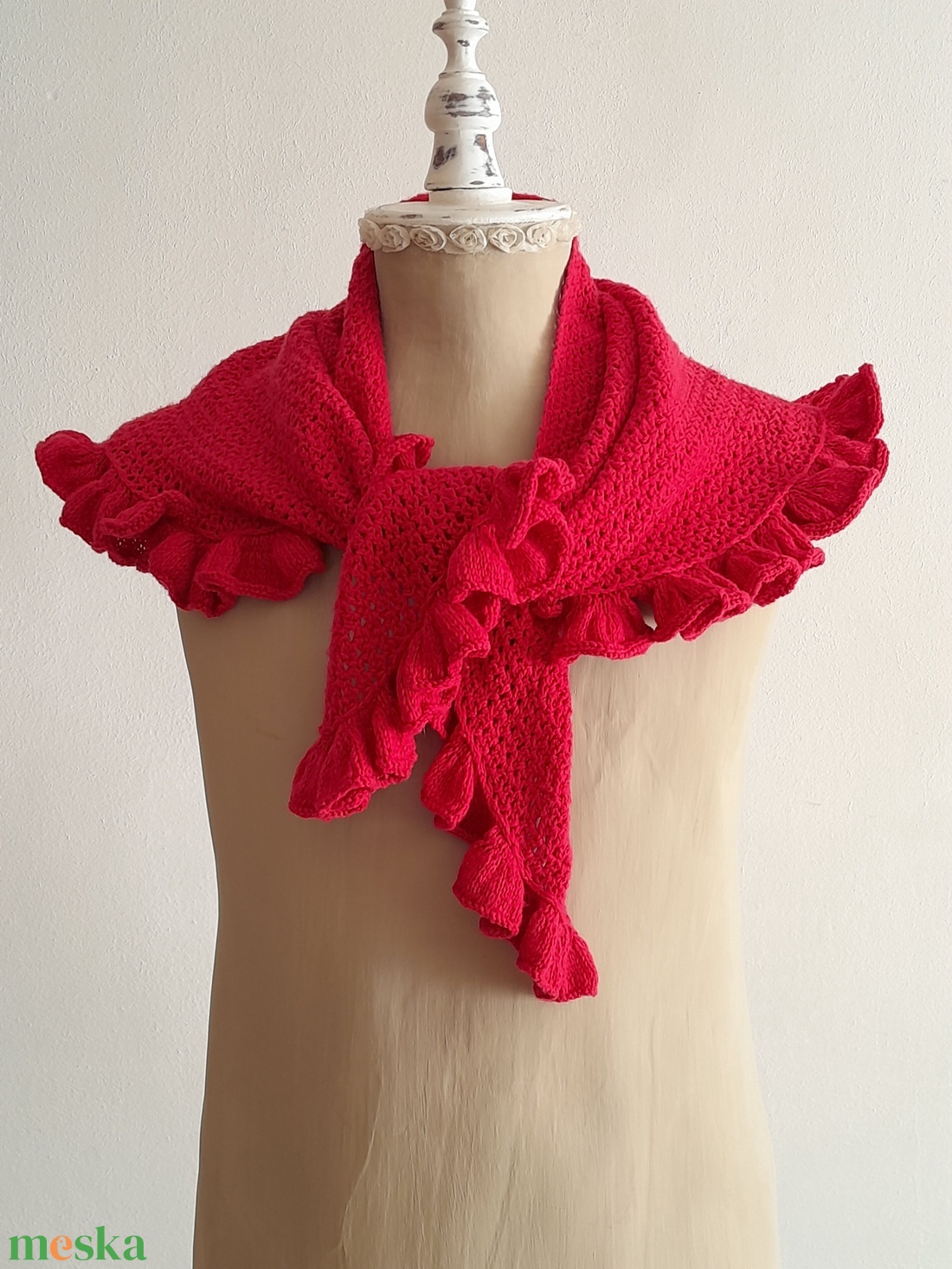 Szenvedély - Horgolt/kötött kendő - ruha & divat - sál, sapka, kendő - kendő - Meska.hu