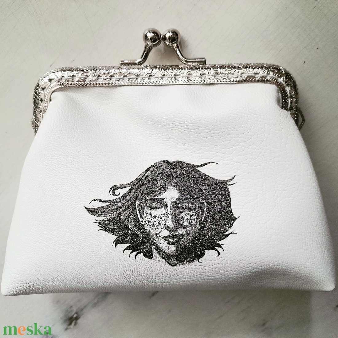 Csillaglány - fém keretes pénztárca, bugyor - táska & tok - pénztárca & más tok - pénztárca - női pénztárca - Meska.hu