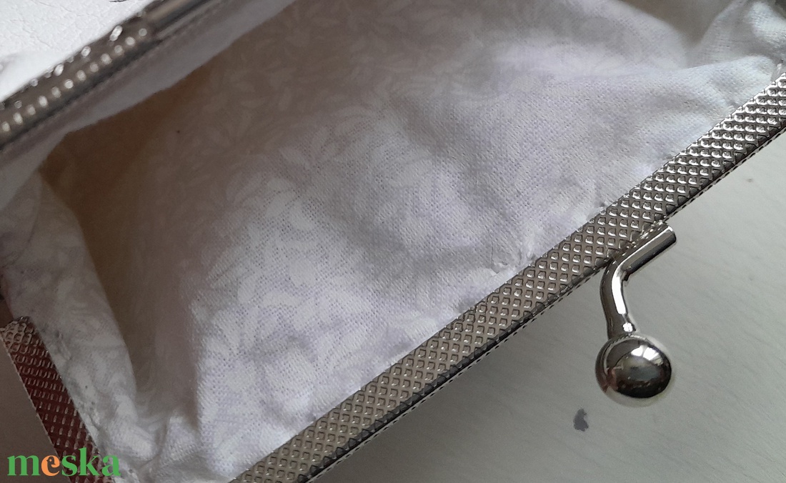 Csillaglány - fém keretes pénztárca, bugyor - táska & tok - pénztárca & más tok - pénztárca - női pénztárca - Meska.hu