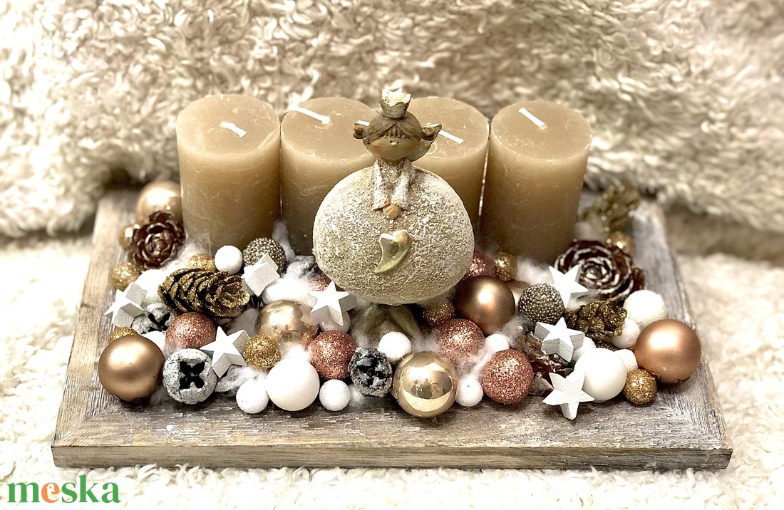 Angyalkás adventi - karácsony - adventi díszek - adventi asztaldísz - Meska.hu Angyalkás adventi - karácsony - adventi díszek - adventi asztaldísz - Meska.hu