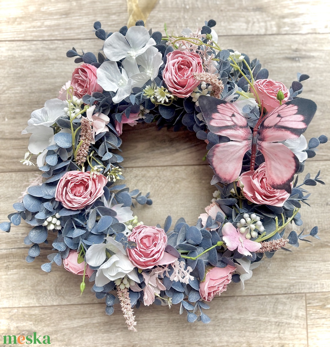 Pillangós kopogtató  - otthon & életmód - dekoráció - ajtó- és ablak dekoráció - ajtódísz & kopogtató - Meska.hu