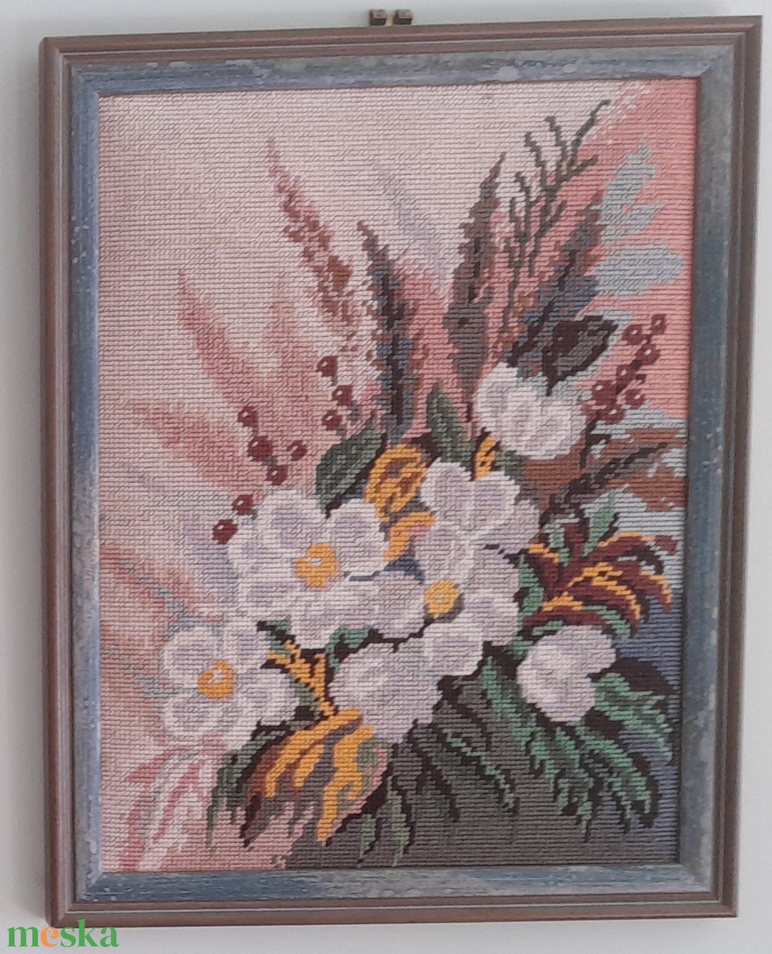 Grey pix - művészet - textilkép - gobelin - Meska.hu