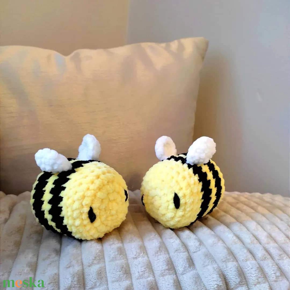 Horgolt méhecske - játék & sport - plüssállat & játékfigura - más figura - Meska.hu