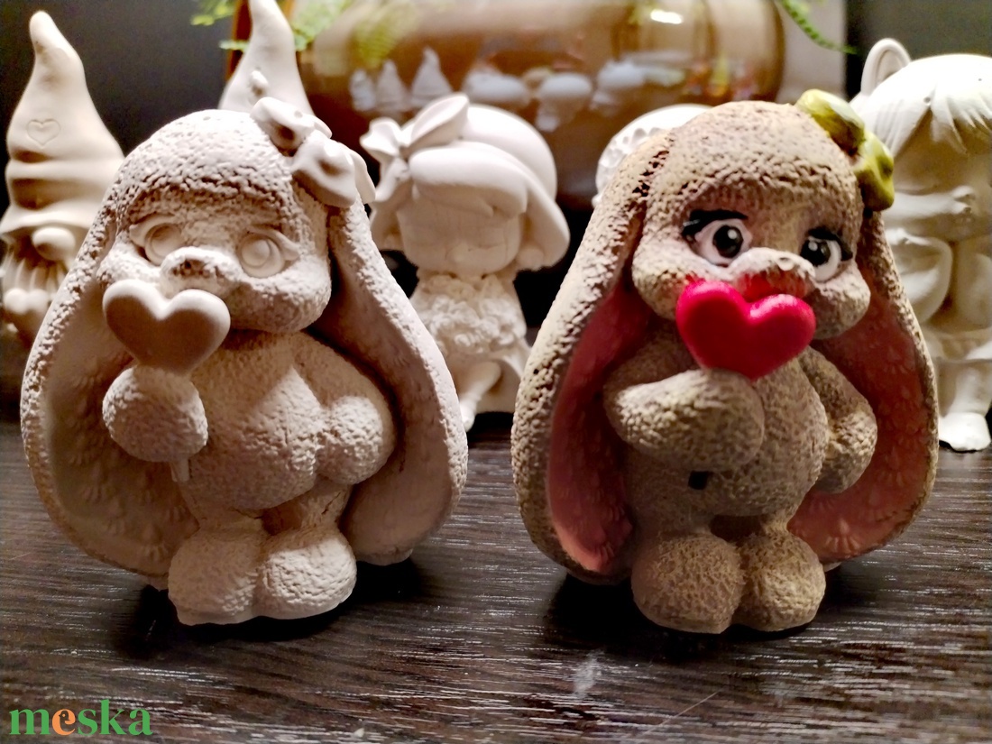 Nyuszi figura (kerámia porból) - otthon & életmód - dekoráció - dísztárgy - Meska.hu Nyuszi figura (kerámia porból) - otthon & életmód - dekoráció - dísztárgy - Meska.hu