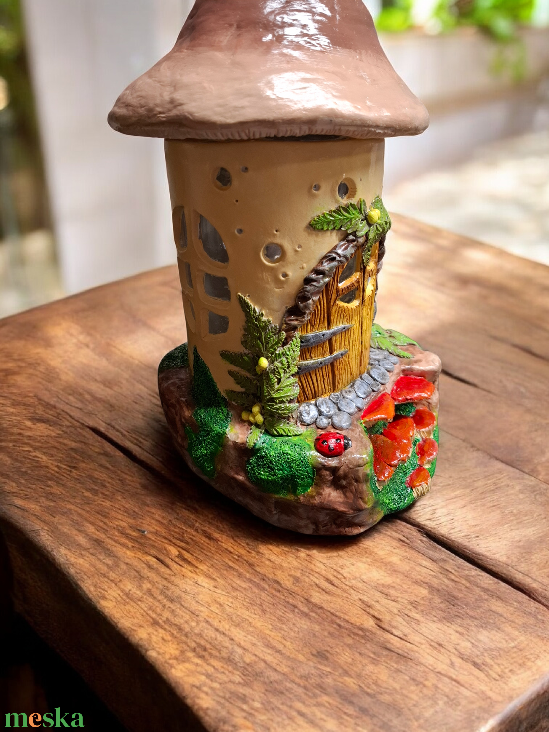 Nagy méretű Tündérház, gombaház - otthon & életmód - dekoráció - dísztárgy - Meska.hu