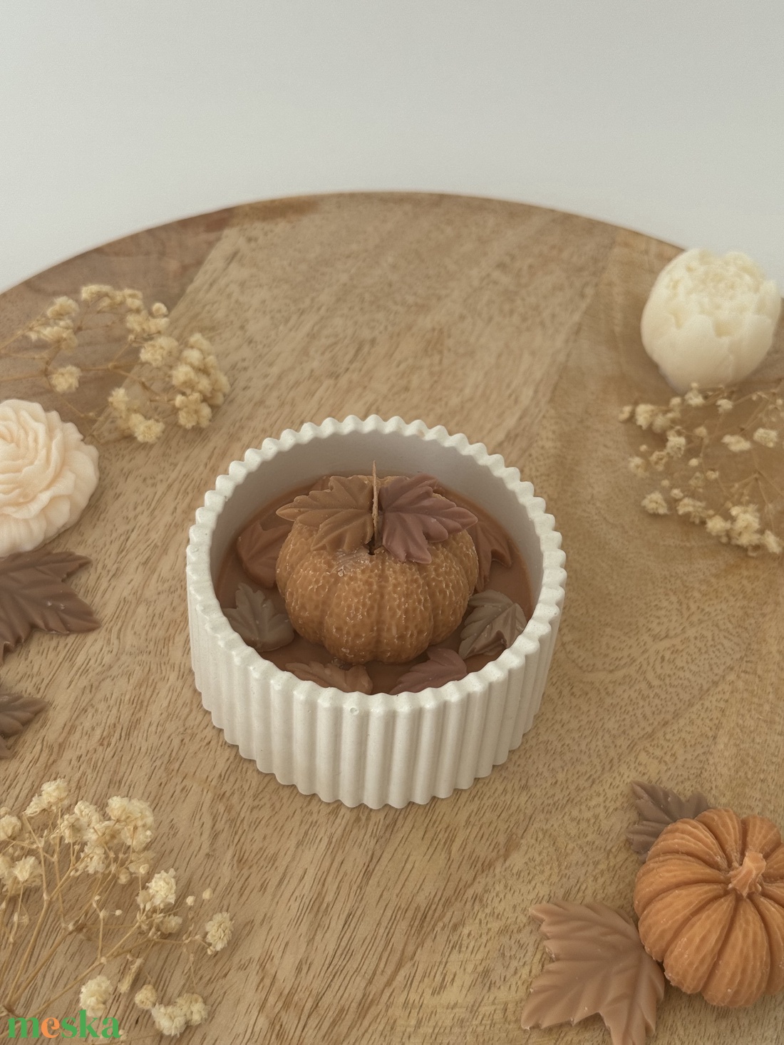 Gyertyatál Pumpkin S - otthon & életmód - gyertya, illat, aroma - gyertya - Meska.hu Gyertyatál Pumpkin S - otthon & életmód - gyertya, illat, aroma - gyertya - Meska.hu