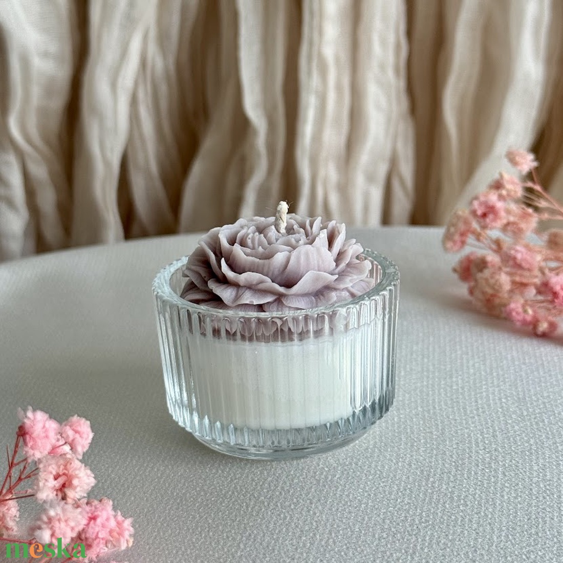 Esküvői köszönőajándék gyertya � egyedi felirattal � szójaviasz - esküvő - emlék & ajándék - köszönőajándék - Meska.hu