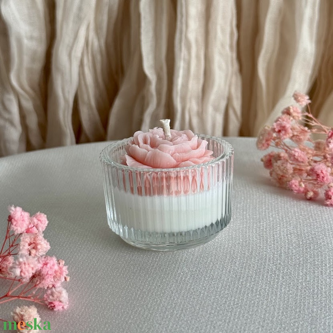 Esküvői köszönőajándék gyertya � egyedi felirattal � szójaviasz - esküvő - emlék & ajándék - köszönőajándék - Meska.hu