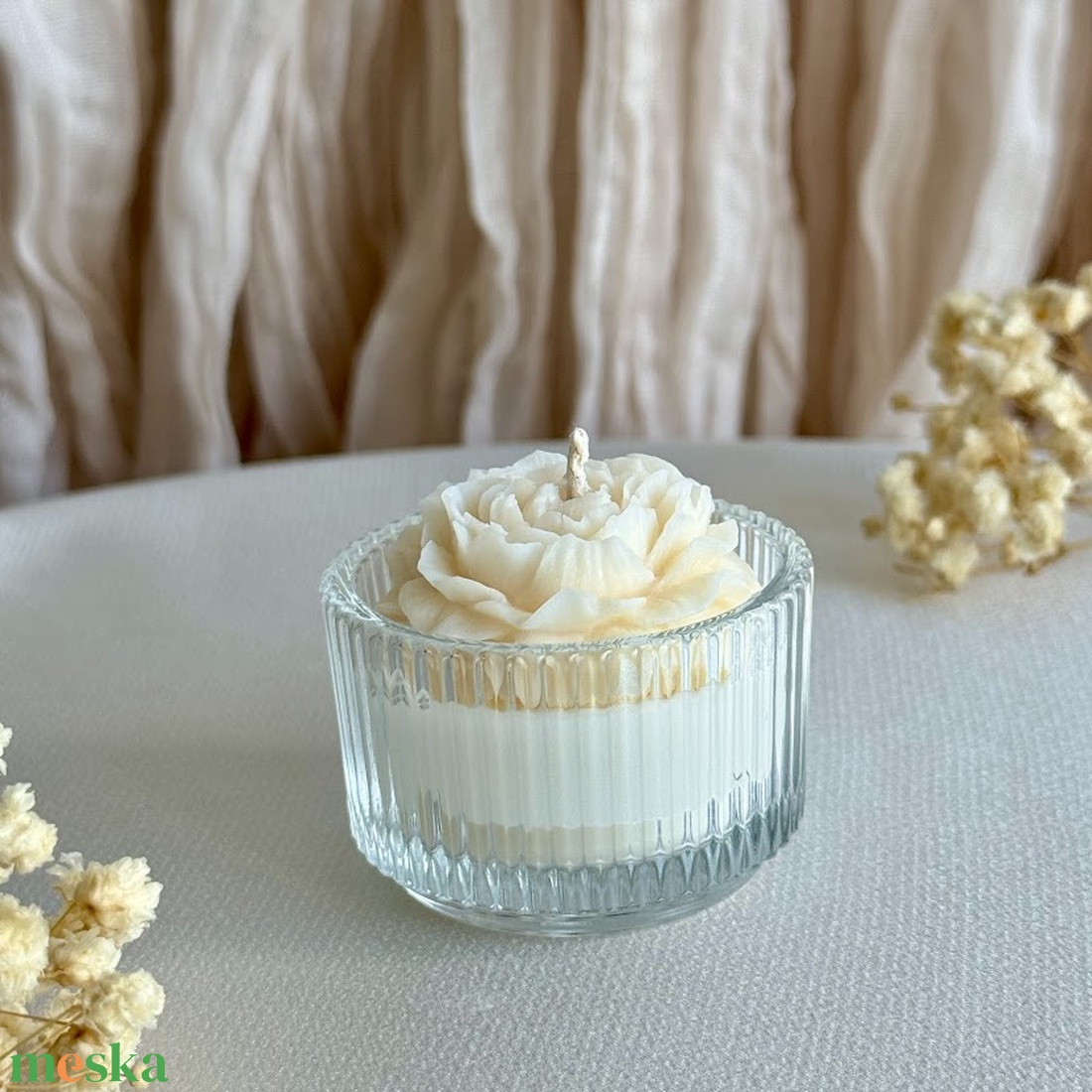 Esküvői köszönőajándék gyertya � egyedi felirattal � szójaviasz - esküvő - emlék & ajándék - köszönőajándék - Meska.hu