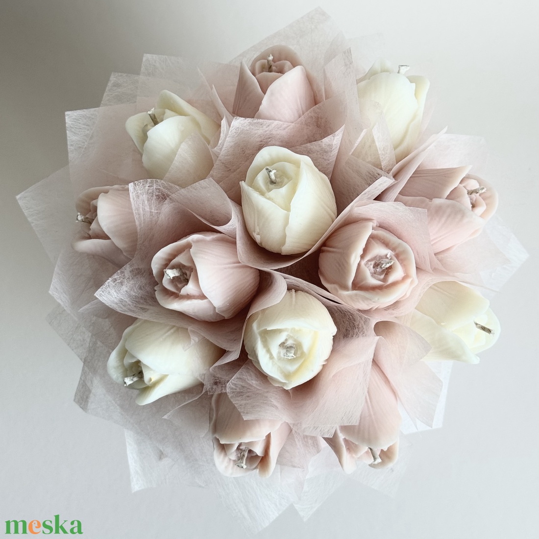 Gyertya Virág Box - otthon & életmód - gyertya, illat, aroma - gyertya - Meska.hu