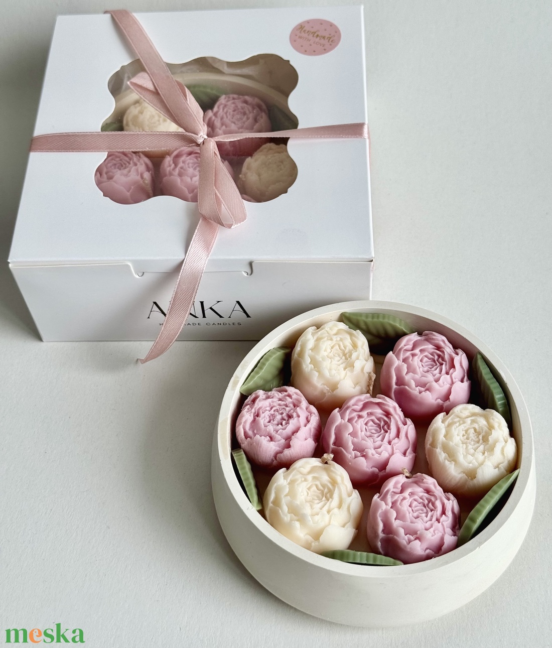 Gyertya Virágoskert - otthon & életmód - gyertya, illat, aroma - gyertya - Meska.hu