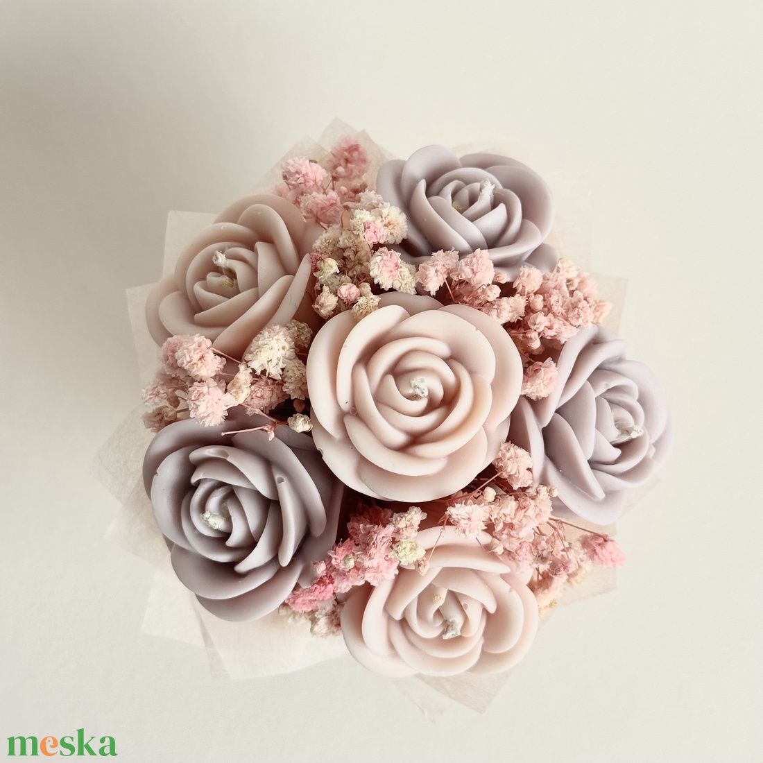 Gyertya Virág Box  - otthon & életmód - gyertya, illat, aroma - gyertya - Meska.hu