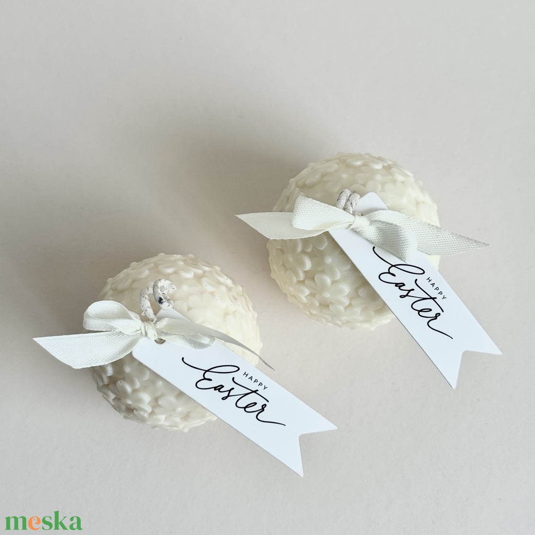 Húsvéti tojás gyertya - ünnepi díszek, dekorációk - húsvéti díszek és dekorációk - húsvéti tojás, hímestojás - Meska.hu