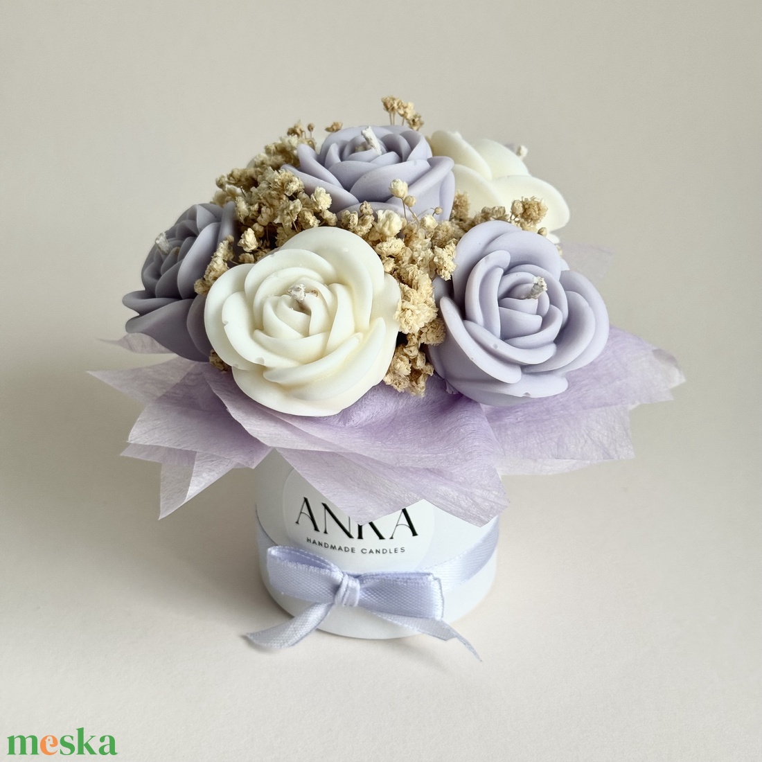 Gyertya Virág Box  - otthon & életmód - gyertya, illat, aroma - gyertya - Meska.hu