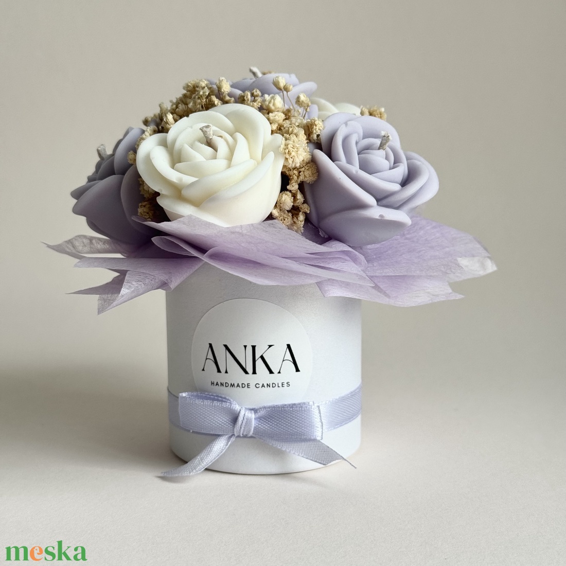 Gyertya Virág Box  - otthon & életmód - gyertya, illat, aroma - gyertya - Meska.hu