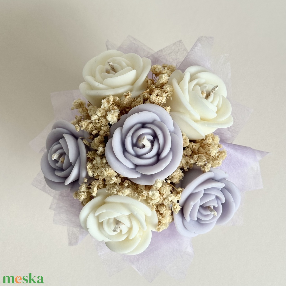 Gyertya Virág Box  - otthon & életmód - gyertya, illat, aroma - gyertya - Meska.hu