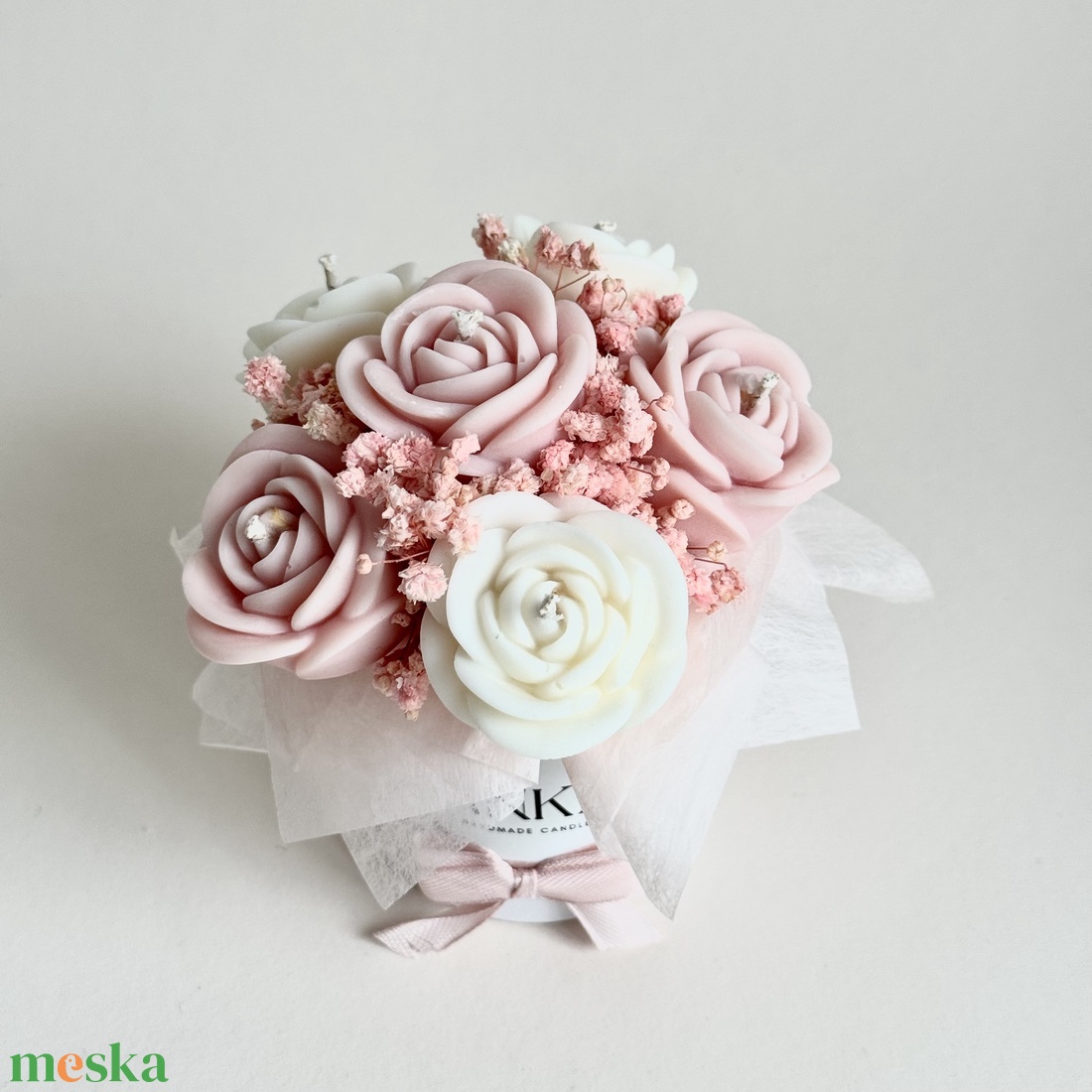 Gyertya Virág Box  - otthon & életmód - gyertya, illat, aroma - gyertya - Meska.hu