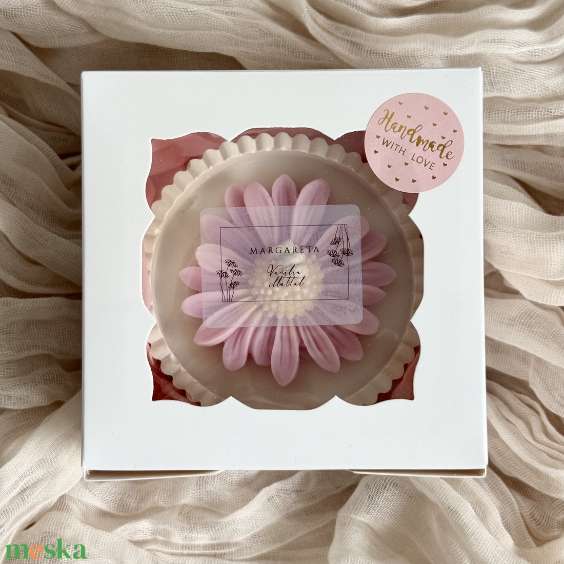 Gyertyatál - Margaréta - otthon & életmód - gyertya, illat, aroma - gyertya - Meska.hu