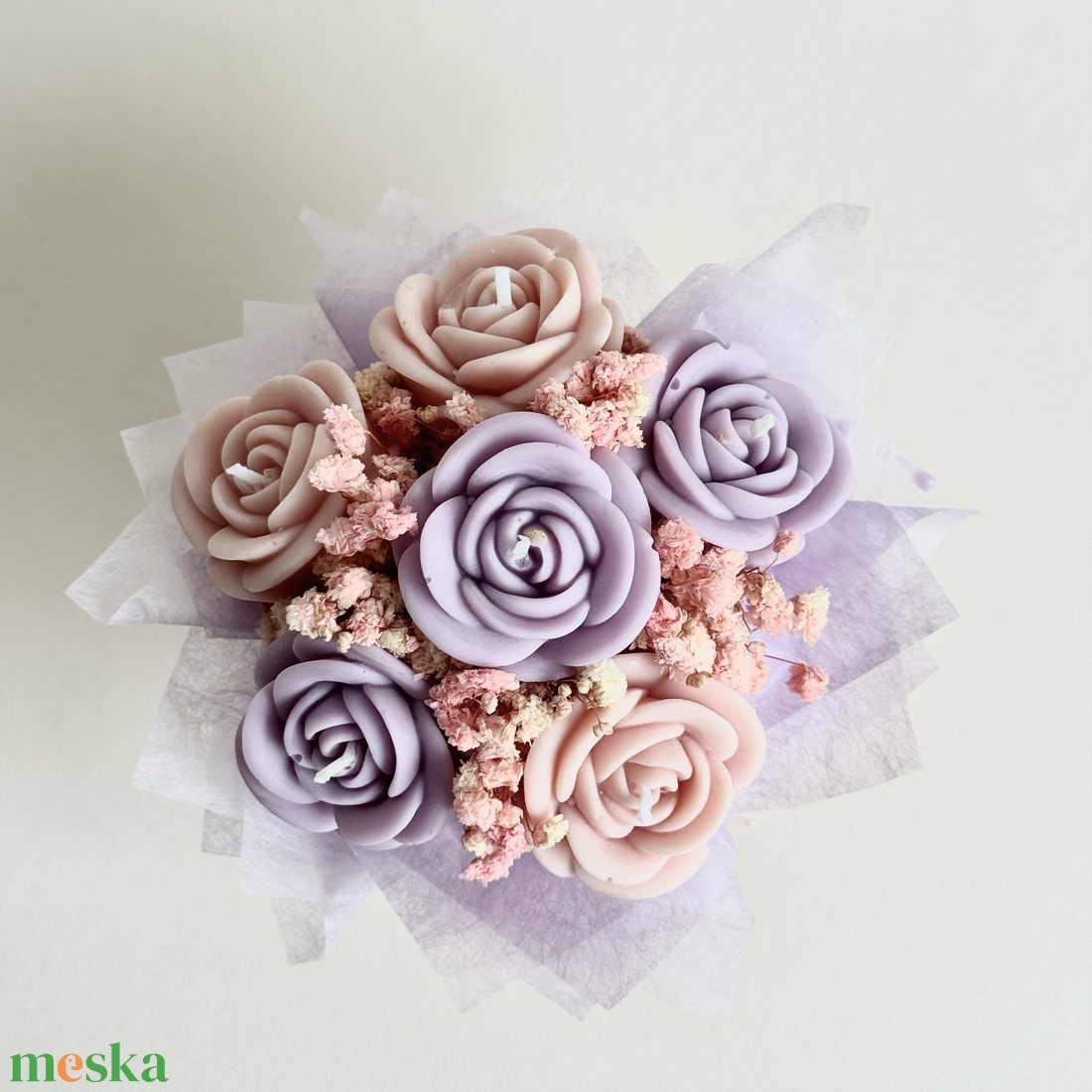 Gyertya Virág Box  - otthon & életmód - gyertya, illat, aroma - gyertya - Meska.hu