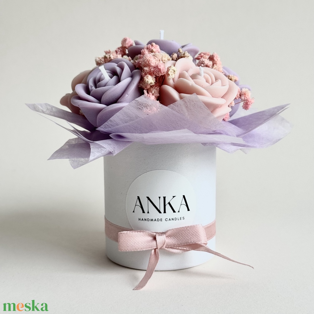 Gyertya Virág Box  - otthon & életmód - gyertya, illat, aroma - gyertya - Meska.hu