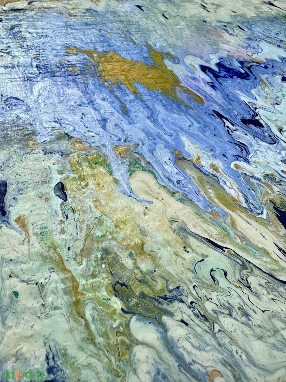 Absztrakt festmény / 40x40 - művészet - festmény - akril - Meska.hu
