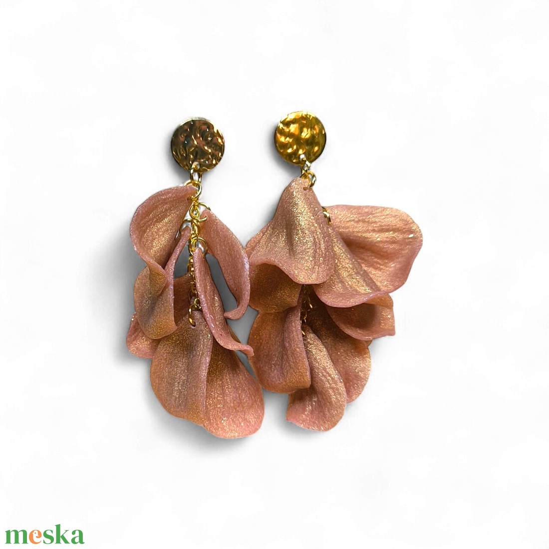 Velvet Symphony fülbevaló Rózsaaany - esküvő - ékszer - fülbevaló - Meska.hu