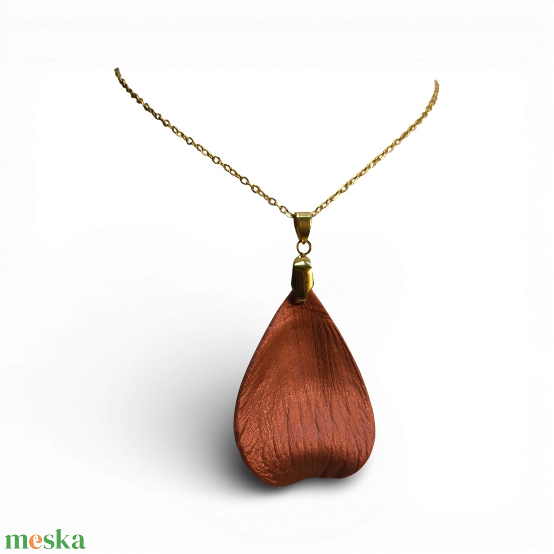 Spirit of the Leaves nyaklánc Bronz - ékszer - nyaklánc - medálos nyaklánc - Meska.hu