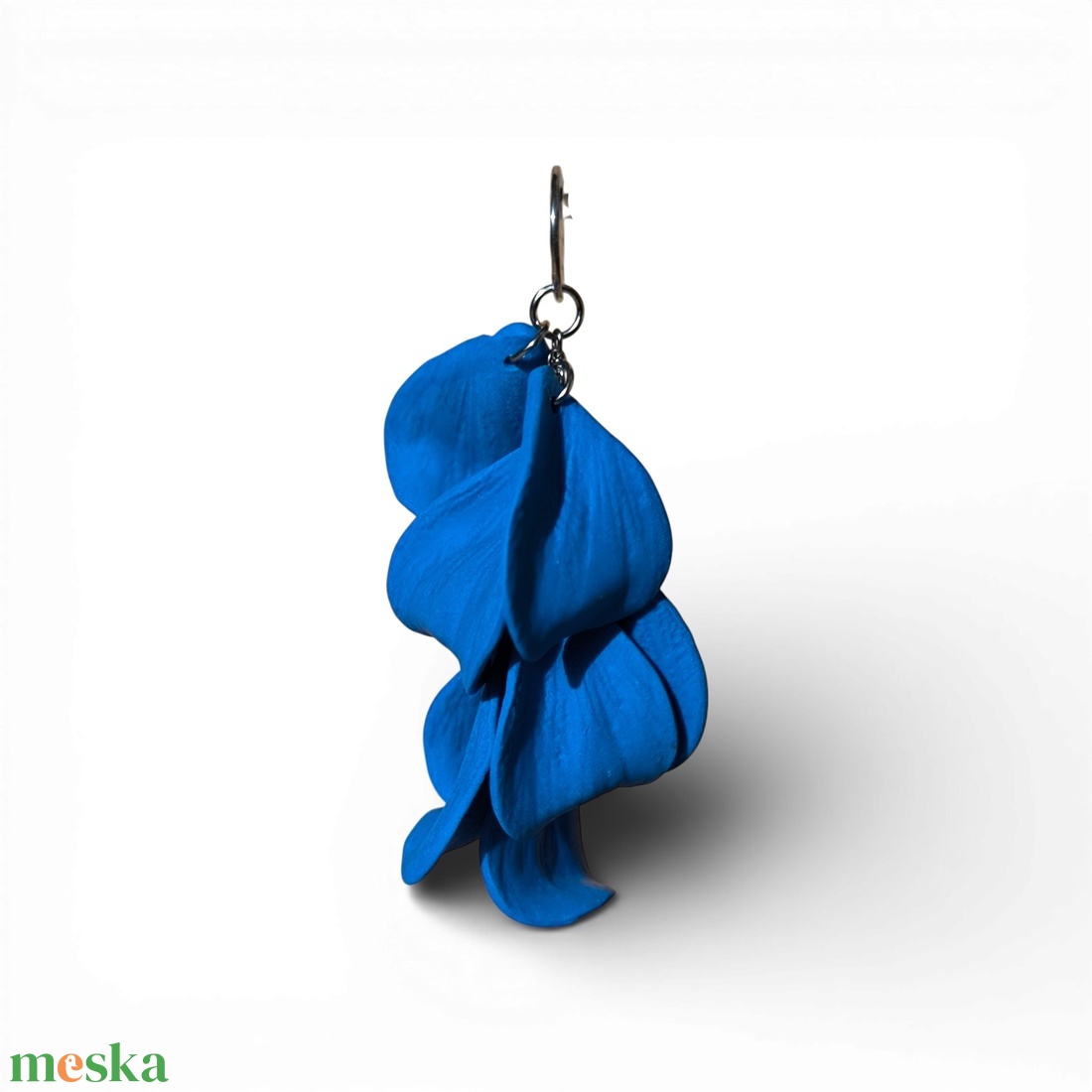 Velvet Symphony fülbevaló Óceánkék - ékszer - fülbevaló - lógó fülbevaló - Meska.hu