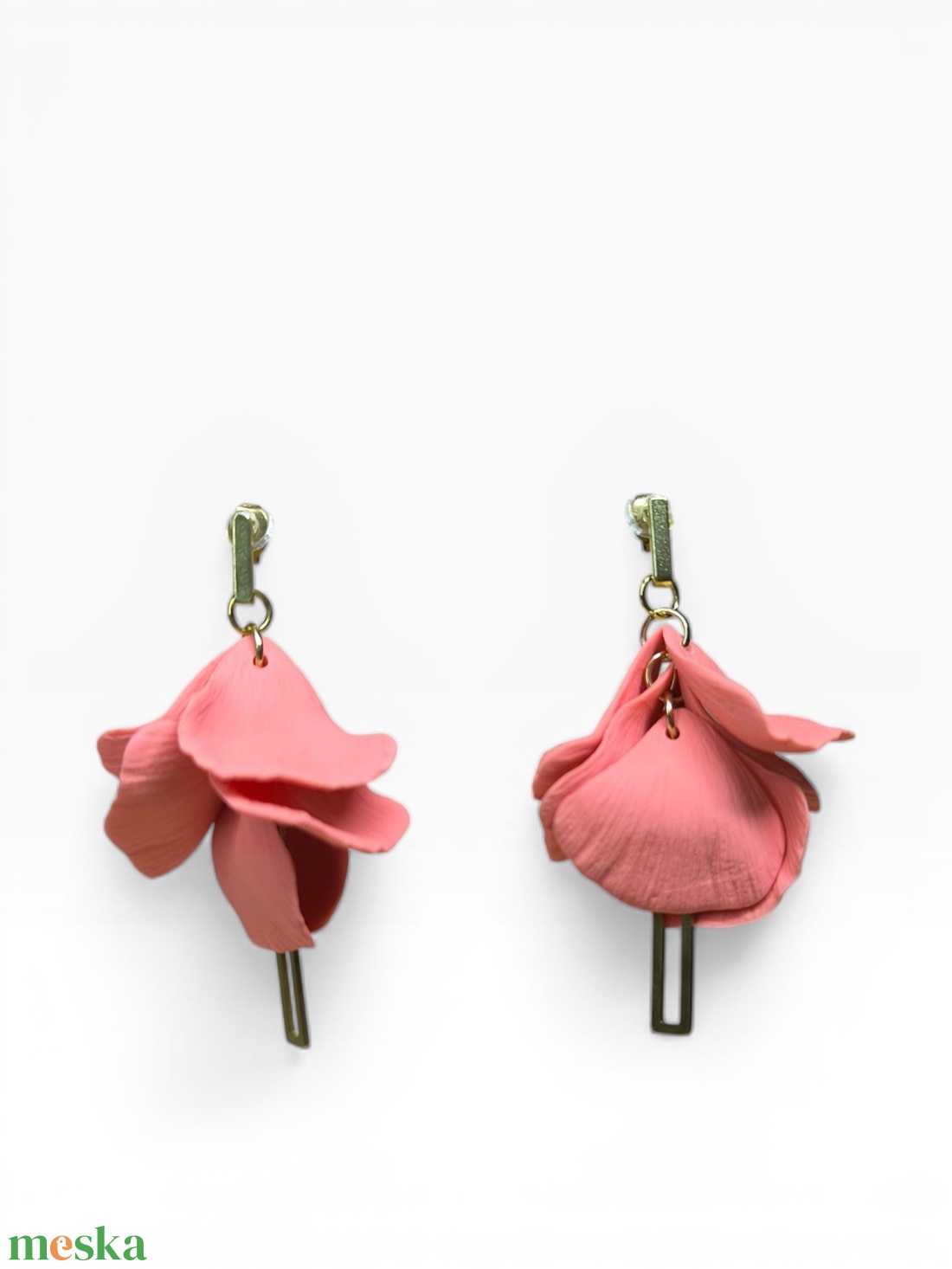 Lyra Noir fülbevaló Grapefruit - ékszer - fülbevaló - lógó fülbevaló - Meska.hu