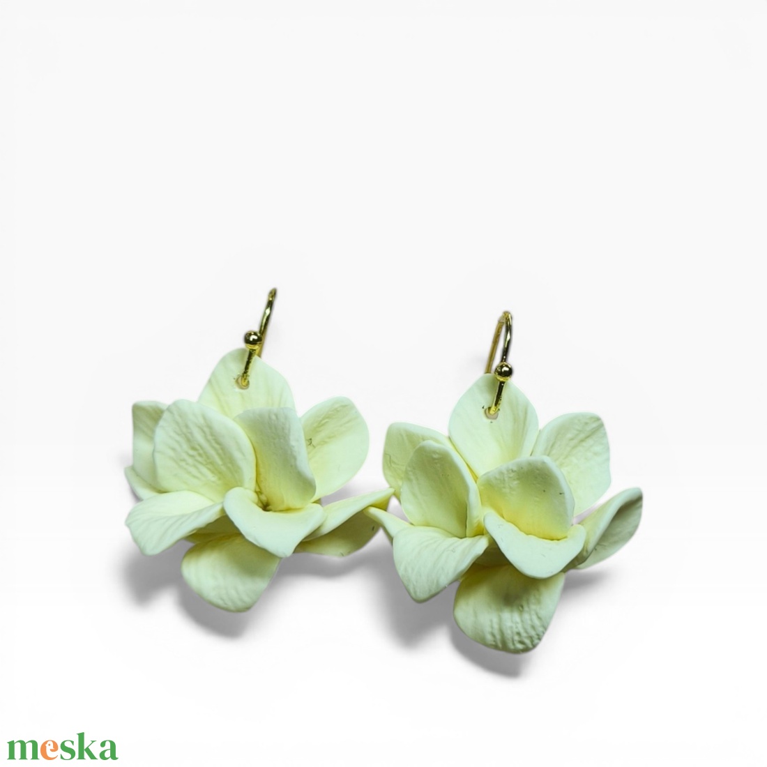 Animaris fülbevaló Pasztell Vanília - ékszer - fülbevaló - lógó fülbevaló - Meska.hu