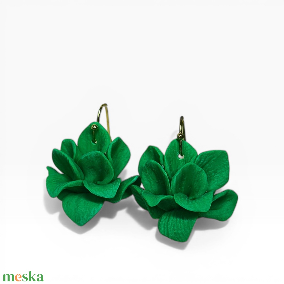 Animaris fülbevaló Trópusi Zöld - ékszer - fülbevaló - lógó fülbevaló - Meska.hu