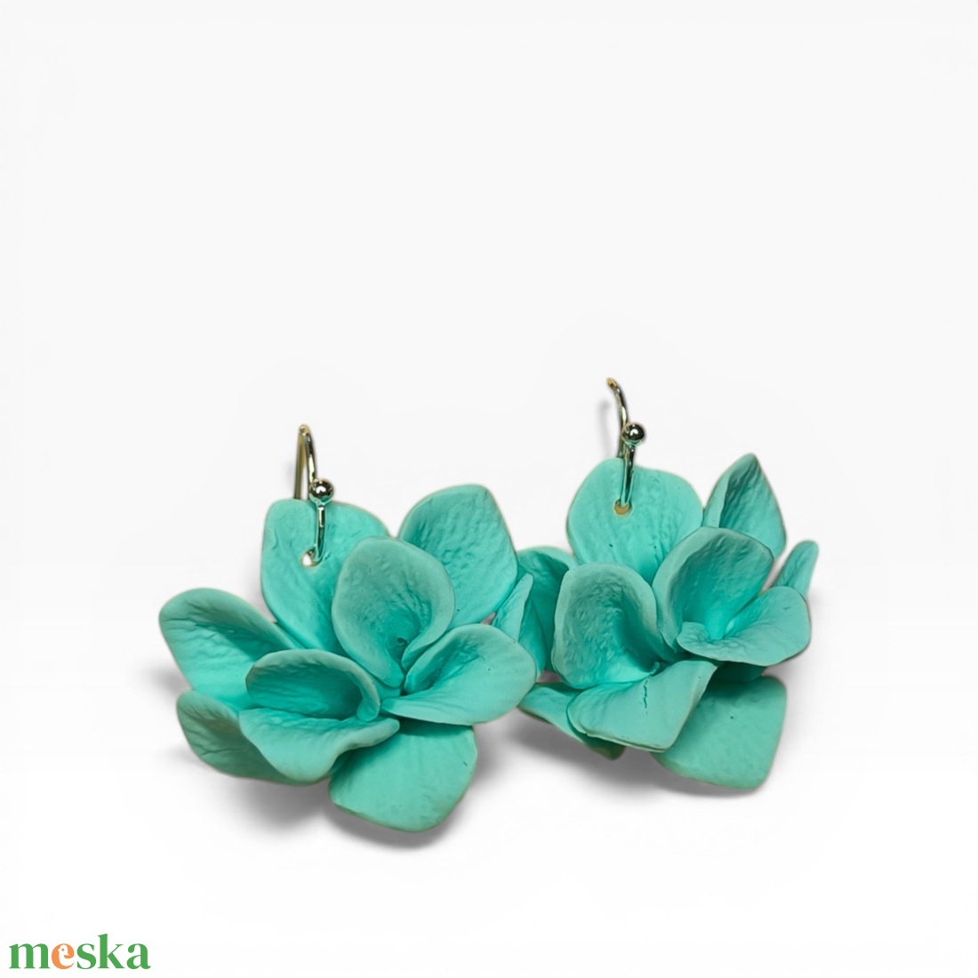 Animaris fülbevaló Pasztell Zöld - ékszer - fülbevaló - lógó fülbevaló - Meska.hu