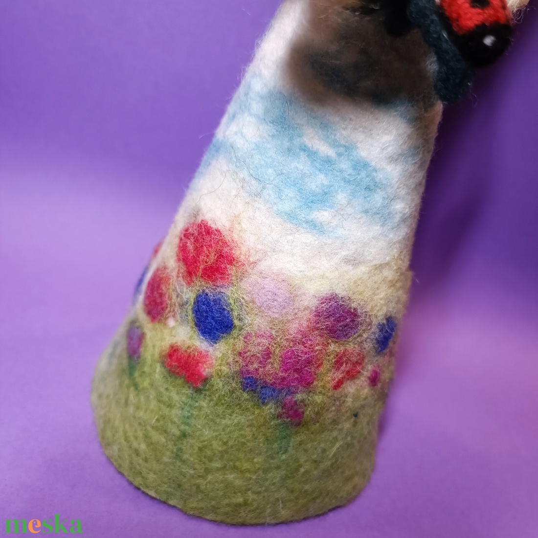 Tavasztündér Nemez Lámpás kiegészítőkkel - otthon & életmód - dekoráció - asztal és polc dekoráció - asztaldísz - Meska.hu