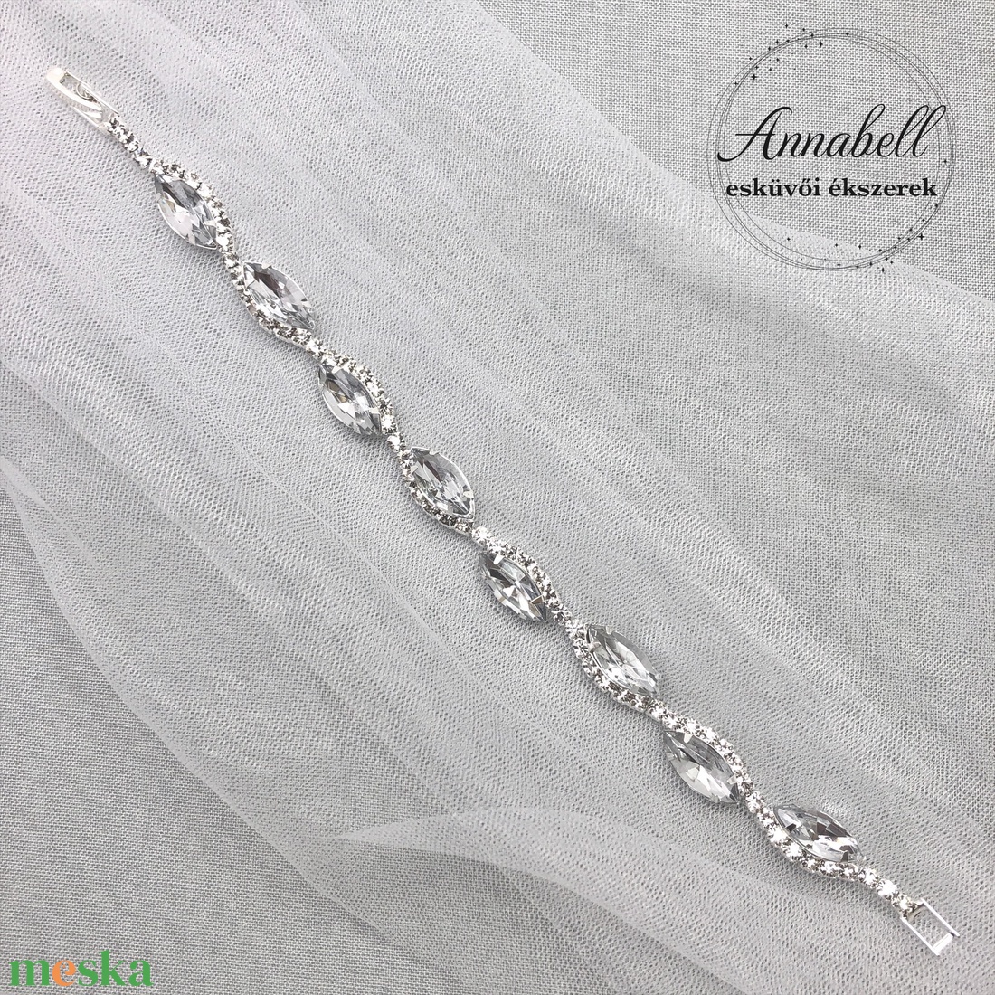 Esküvői, alkalmi karkötő 103 - esküvő - ékszer - karkötő & csuklódísz - Meska.hu